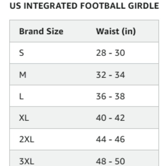 CHAMPRO Formation 5-Pad Integrated Football Girdle White 2XL - Picture 3 of 3
